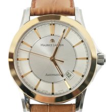 Maurice Lacroix Pontos Date Stainless Steel & 18K Rose Gold Men's Timepiece - PT6048-PS101-130