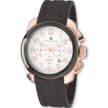 Mens Charles Hubert Rose Gold-plated Stainless Chrono
