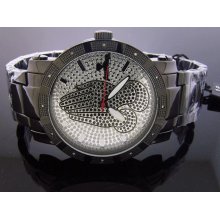 Men's Justbling.12 Diamonds watch with Stainless Steel