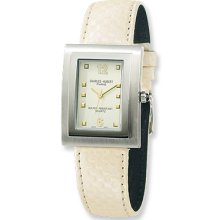 Men's, Leather Band Beige Watch by Charles Hubert