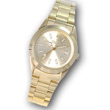 Men's Personalized Diamond Accent Gold-Tone Stainless Steel Watch (7