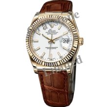 Men's Rolex Oyster Perpetual Datejust Watch - 116138_WhtIS