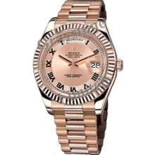 Men's Rolex Oyster Perpetual Day-Date II Watch - 218235_RoseRP