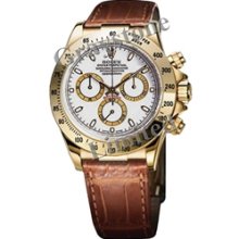 Men's Rolex Oyster Perpetual Cosmograph Daytona Watch - 116518_WhtInd