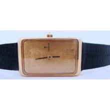 Mens Solid 18k Gold Corum Ingot Gr15 Watch