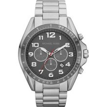 Michael Kors Men's Mk8245 Bradshaw Silver Watch