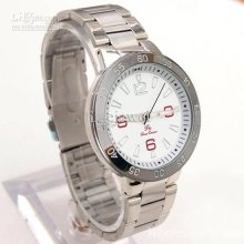 Min. Order 6pieces Dial Black Rim With Numbers Quartz Dress Watch Me