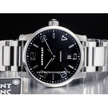 Montblanc watch Timewalker Automatic NEW 105962 stainless steel watch