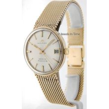 Movado Mens Vintage Kingmatic Sub-sea 14k Yellow Gold Automatic Bracelet Watch