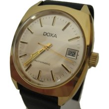New old stock automatic Doxa 3973 waterproof stainless steel men's Swiss watch