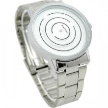 New PAIDU Cool 3 Annulus Silver Dial Stainless Men's Wrist Watch