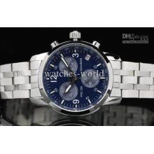 New Ts Quartz Prc200 T-sport Mens Watch Steel Strap Blue Dial 40mm