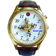 NEW Unisex Disney Lorus Mickey Mouse Musical Watch HTF