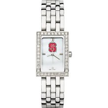 North Carolina State University Ladies Allure Watch Stainless Bracelet Strap