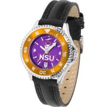 Northwestern State Demons NSU Womens Leather Anochrome Watch