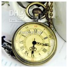 Nostalgic Vintage Quartz Pocket Watch Necklace Exclusive Antique Chi