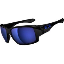 Oakley Big Taco Polarized Sunglasses - polished black/ice iridium polarized lens