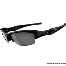 Oakley Flak Jacket Sunglasses - Jet Black / Black Iridium Lens 03-881