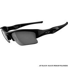 Oakley Flak Jacket XLJ Polarized Sunglasses - Jet Black / Black Iridium Polarized Lens 12-903