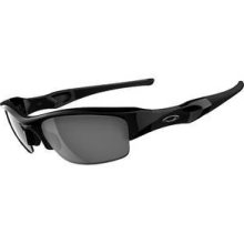 Oakley Polarized Flak Jacket (Asian Fit) Black/Light Grey