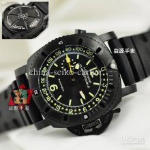Officine Luminor Submersible Pam Watch Black Dlc/pvd 7750 Automatic