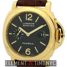 Officine Panerai Luminor Collection Luminor Marina 44mm 18k Yellow Gold Carbon Fiber Dial