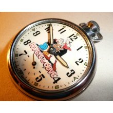 Old POPEYE & OLIVE OYL character dial pocket watch