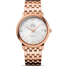Omega Unisex De Ville White Mother Of Pearl Dial Watch 424.50.37.20.02.001