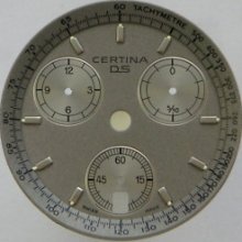 Original Certina Ds Chronograph Watch Dial Eta 251-261