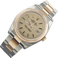 Oyster bracelet rolex date just watch man two tone