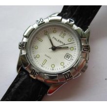 Palerma White Dial Rotating Bezel N.o.s. Quartz Ladies Watch