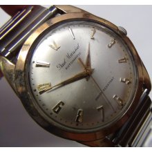 Paul Marshal Men's Gold Automatic 17Jwl Swiss Made Watch w/ Bracelet
