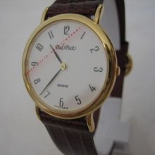 Paul Picot Swiss Gold Plated Quartz Watch Slim