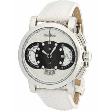 Paul Picot Technograph Wild White Black Diamonds