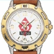 Pedre Men`s Riviera Watch W/ Brown Double Bump Leather Strap