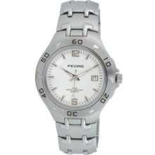 Pedre Men's Stainless Steel Bracelet Watch - Silvertone