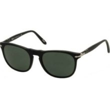 Persol Sunglasses PO2994 / Frame: Matte Black Lens: Crystal Green (52mm)