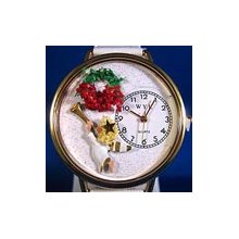 Personalized Christmas Angel Unisex Watch - Gold