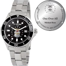 Personalized Mens Military U.S Air Force Honor Stainless Steel Watch