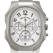 Philip Stein Classic Chronograph Men's Stainless Steel Case Date Watch 23-nw