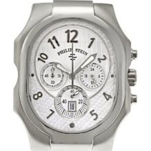 Philip Stein Classic Chronograph Men's Stainless Steel Case Date Watch 23-nw