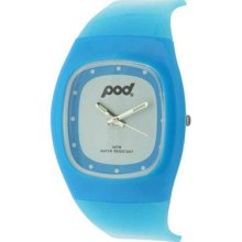 Pod Ultra Slim Blue Water Resistant Watch