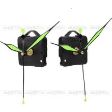 Quartz Clock Movement Mechanism Repair Diy Tool Kit + Luminous Hands