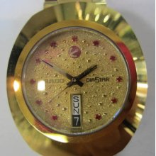 Rado Diastar Men's Automatic Watch Sapphire Stainless S Gold Original Swiss