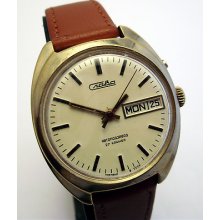 Rare Russian Ussr Watch Slava Automatic 27 J. 378