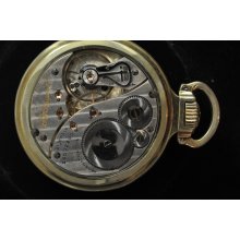 Rare Vintage 16 Size Elgin Green Gold Filled B.W Raymond 21 J Pocket Watch