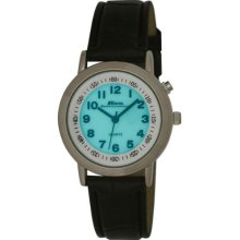 Ravel Kids Quartz Watch With White Dial Analogue Display And Black Plastic Or Pu Strap R.El.4B
