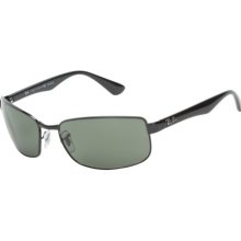 Ray-Ban RB3478 Sunglasses - Polarized Black/Crystal Green Polarized, One Size