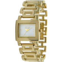 Rica Lewis Ladies Quartz Golden Metal Strap Watch 9075632