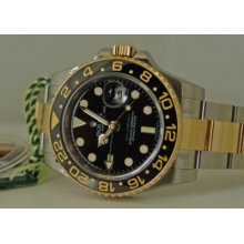 ROLEX - 2011 18kt Gold SS GMT Master II CERAMIC 116713